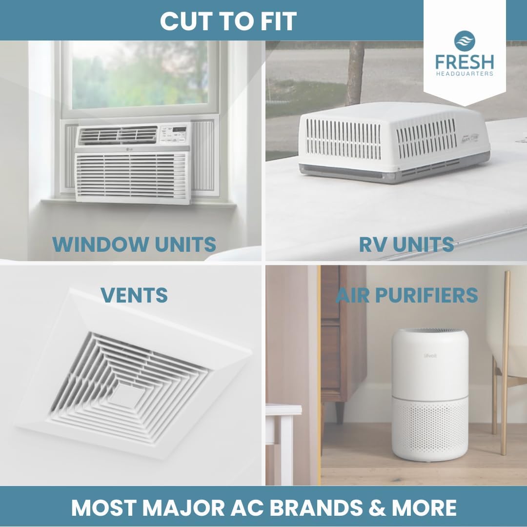Window Air Conditioner Replacement Filter - Cut-to-Fit Universal Sizing