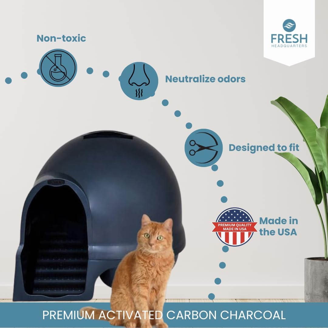 12-Pack Replacement Filters - Petmate Booda Dome Cat Litter Box