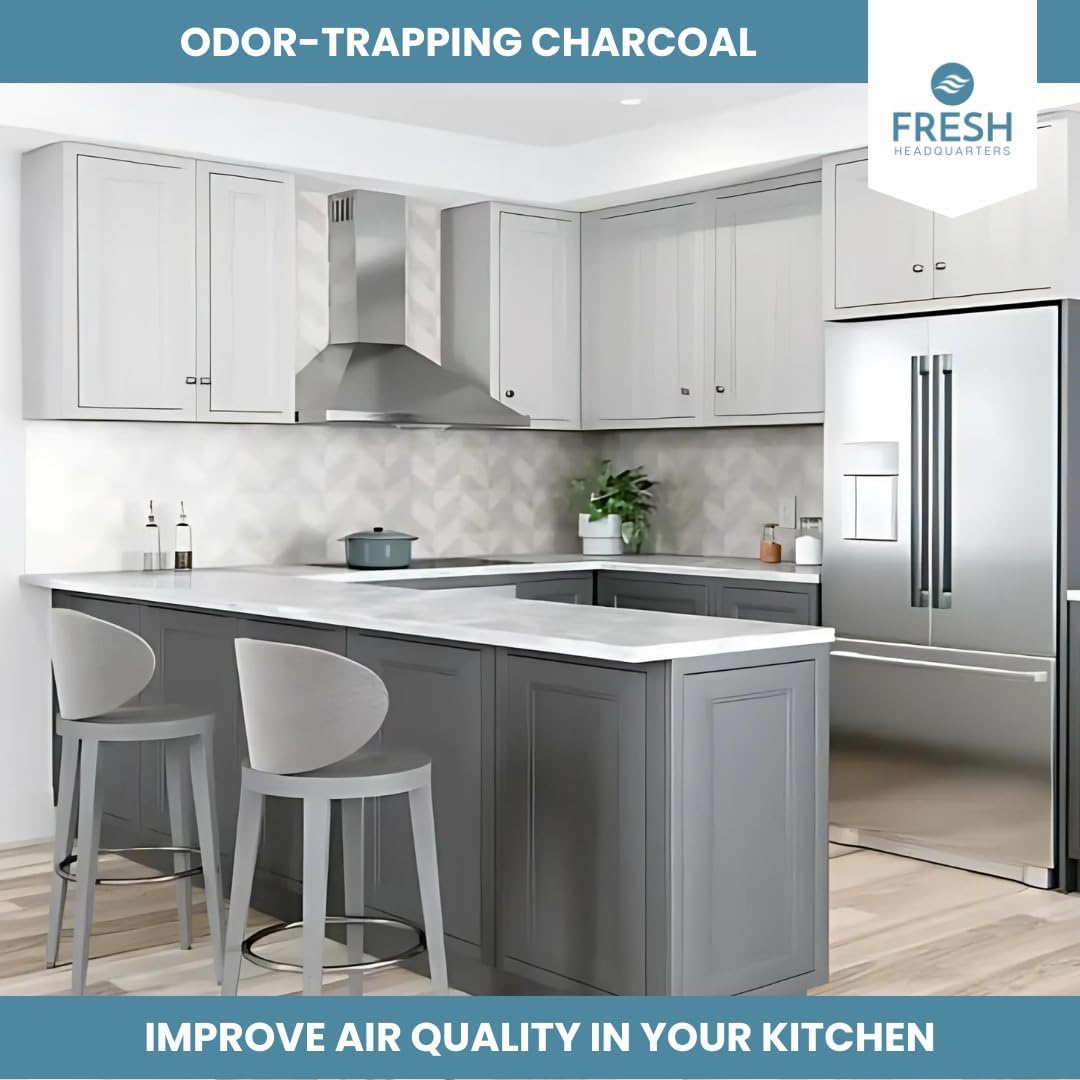 2pk Charcoal Filter Replacement for Zephyr Range Hoods