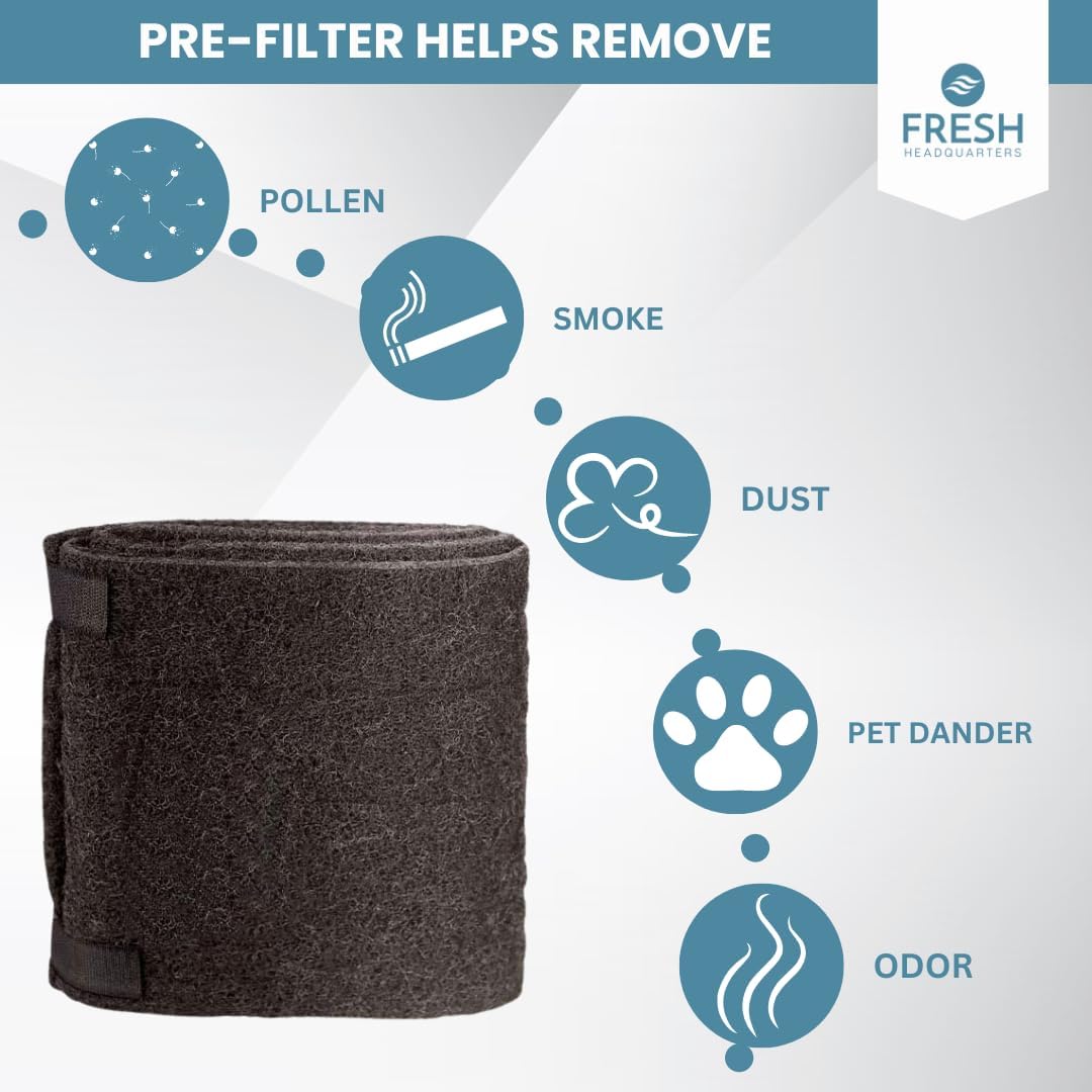 1 Pack Honeywell 50100, 50150, 50200, 50250, 50300 Compatible Air Purifier Pre-Filter