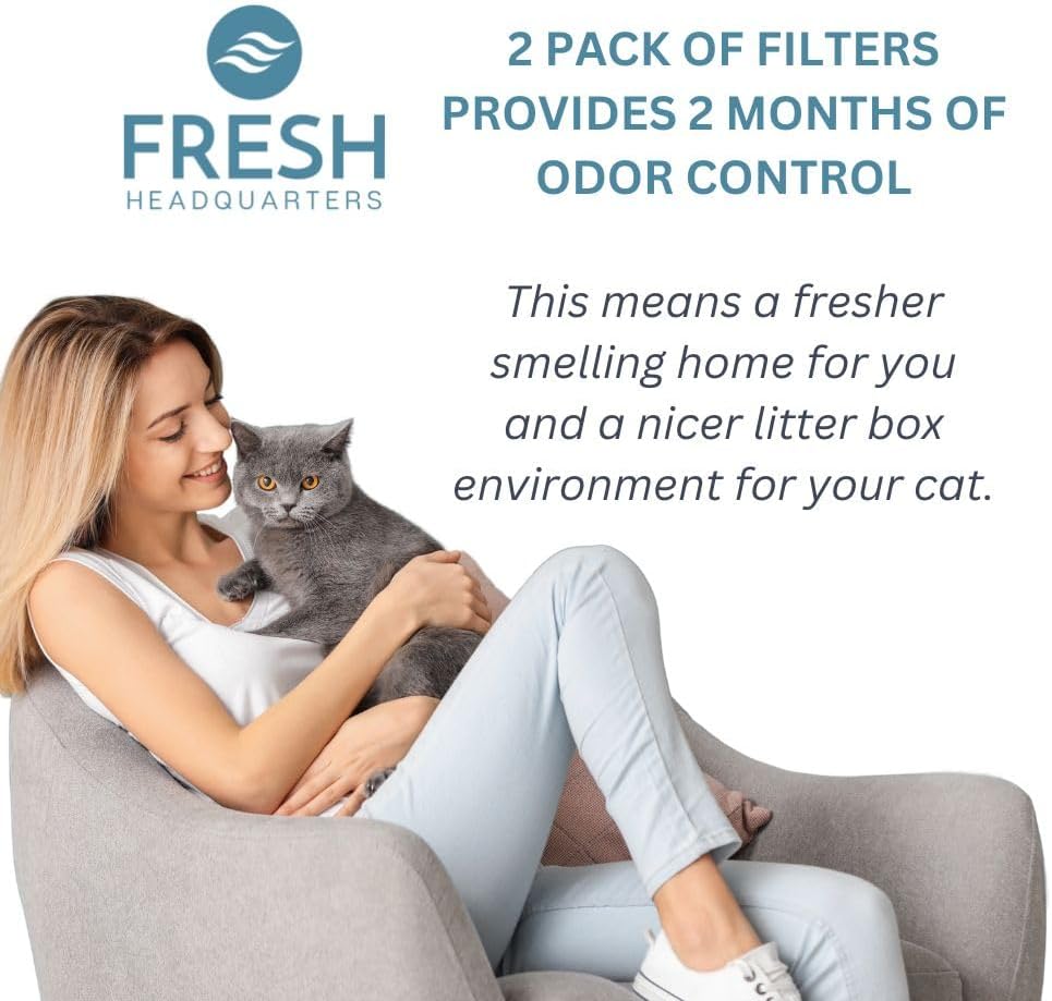 12-Pack Replacement Filters - Petmate Booda Dome Cat Litter Box