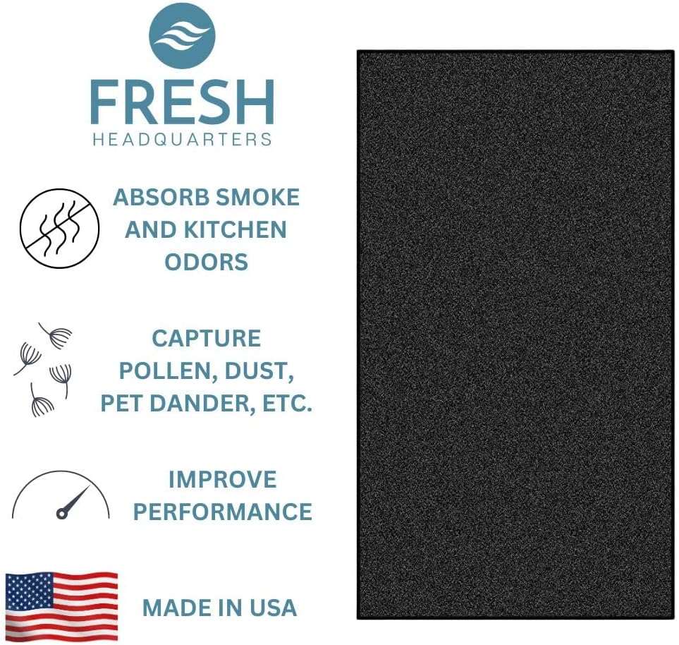 2pk Charcoal Filter Replacement for Zephyr Range Hoods