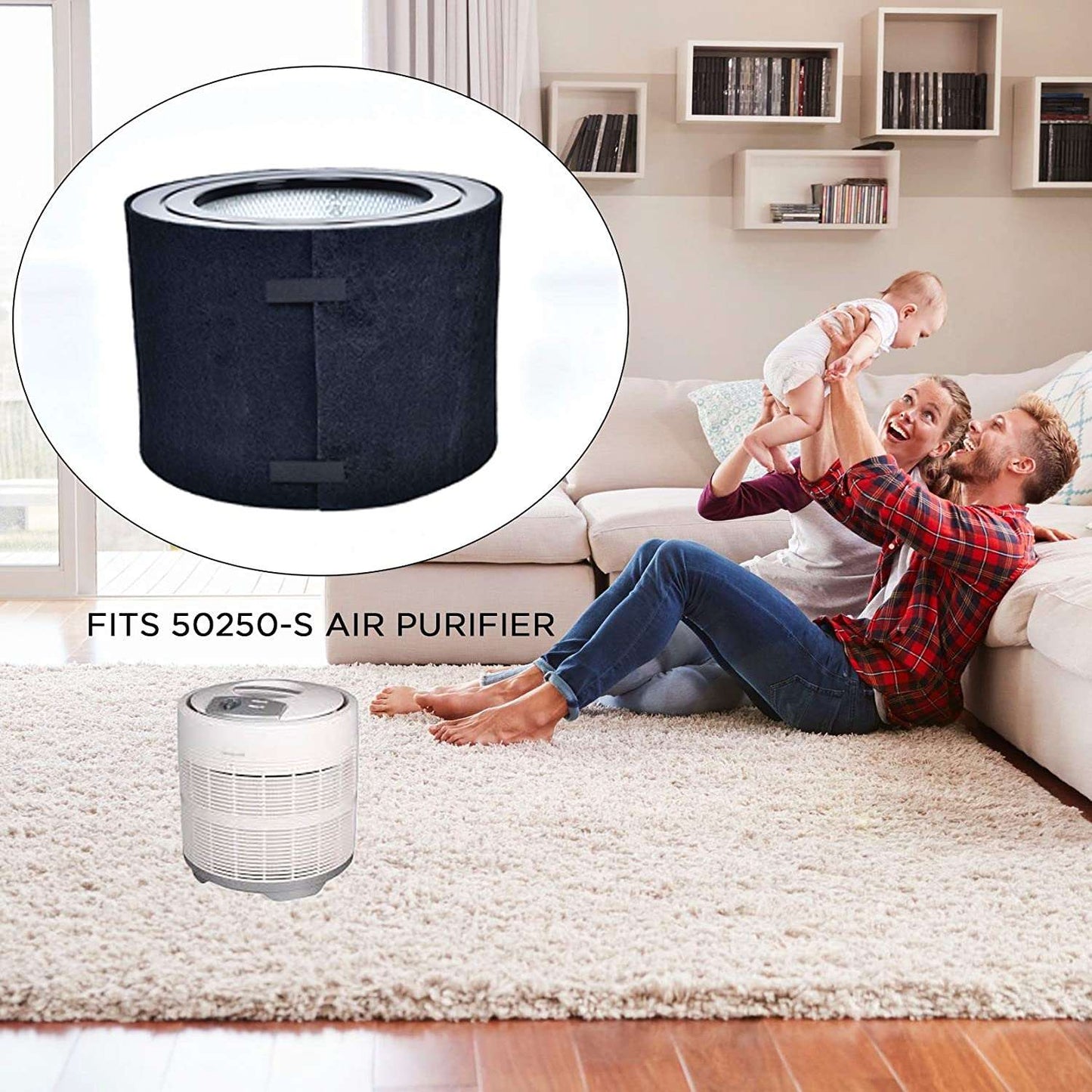 1 Pack Honeywell 50250 Compatible Air Purifier Pre-Filter