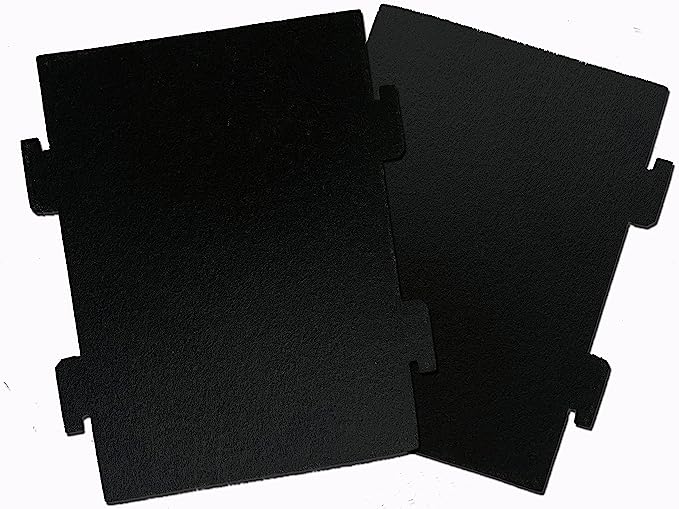 2 Pack Activated Charcoal Filters Compatible With Kitchen Aid and Whirlpool Over the Range Microwave Hood Models