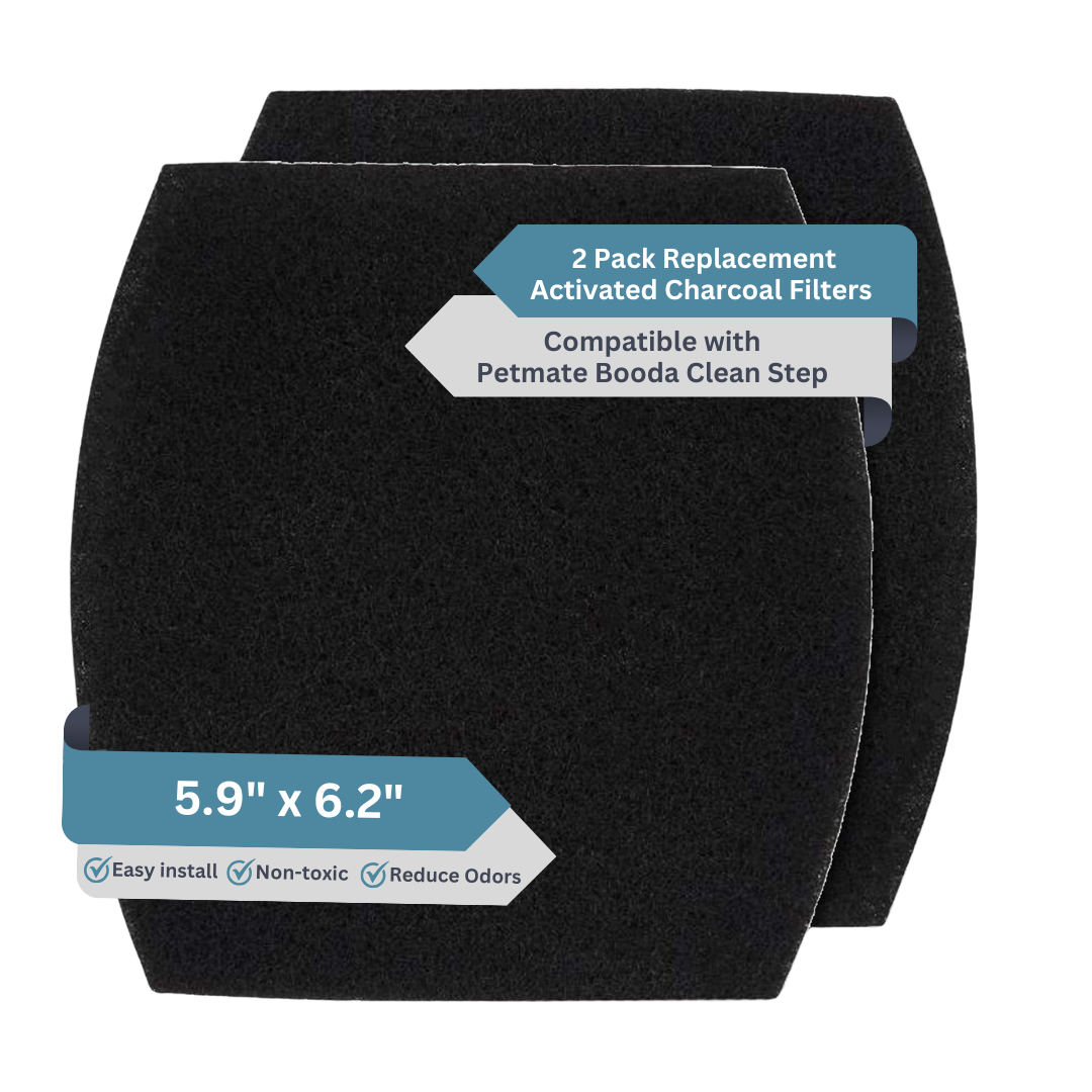 2-Pack Replacement Filters - Hooded Petmate Booda Clean Step