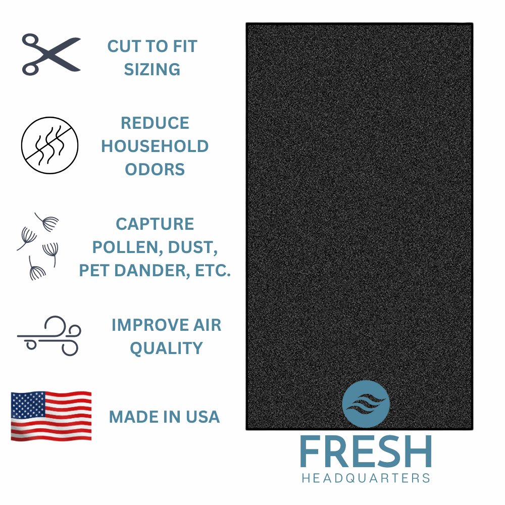 Cut to Fit Carbon Pad Pre Filter Roll for Air Purifier Furnace & Air Conditioner