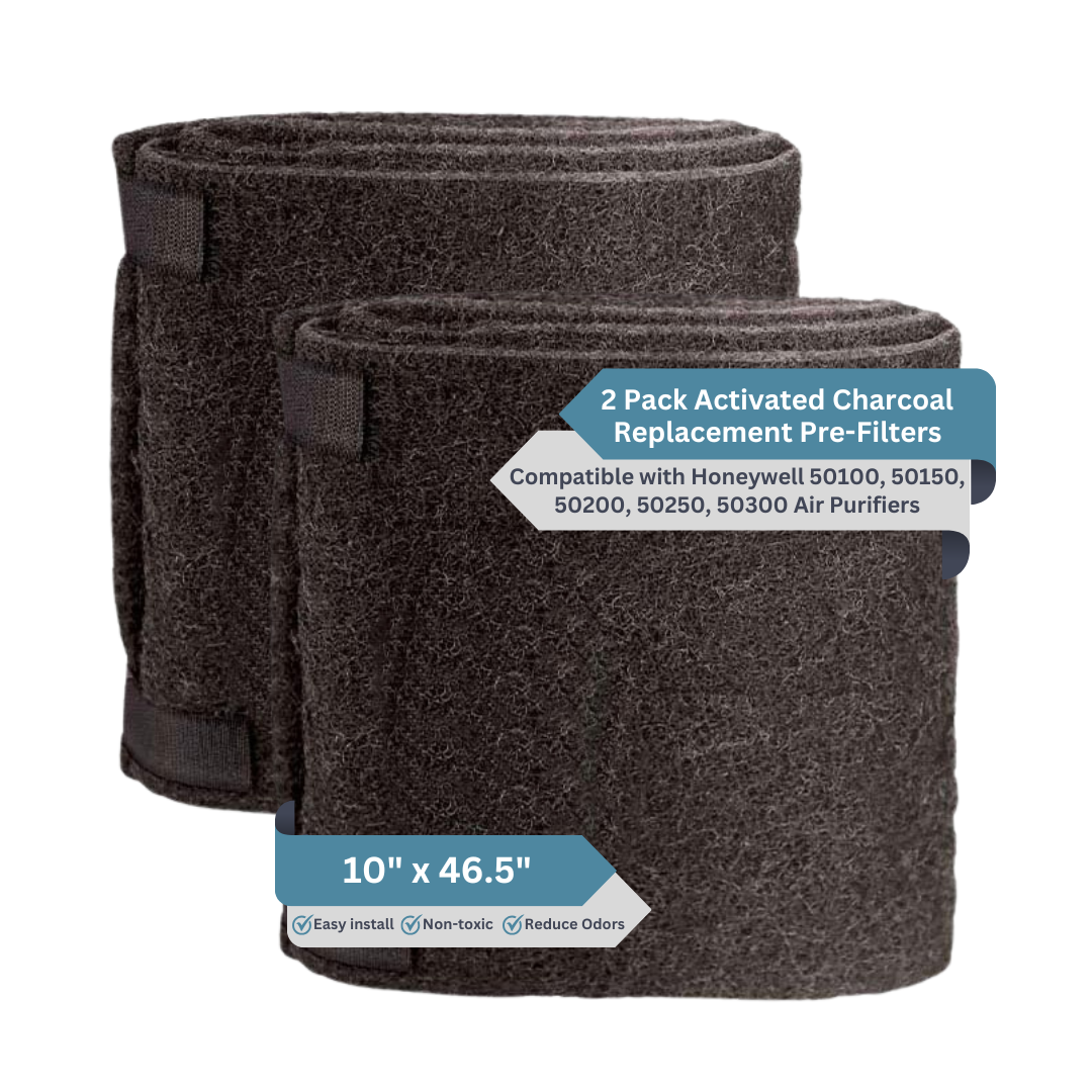 2 Pack Honeywell 50100, 50150, 50200, 50250, 50300 Compatible Air Purifier Pre-Filter