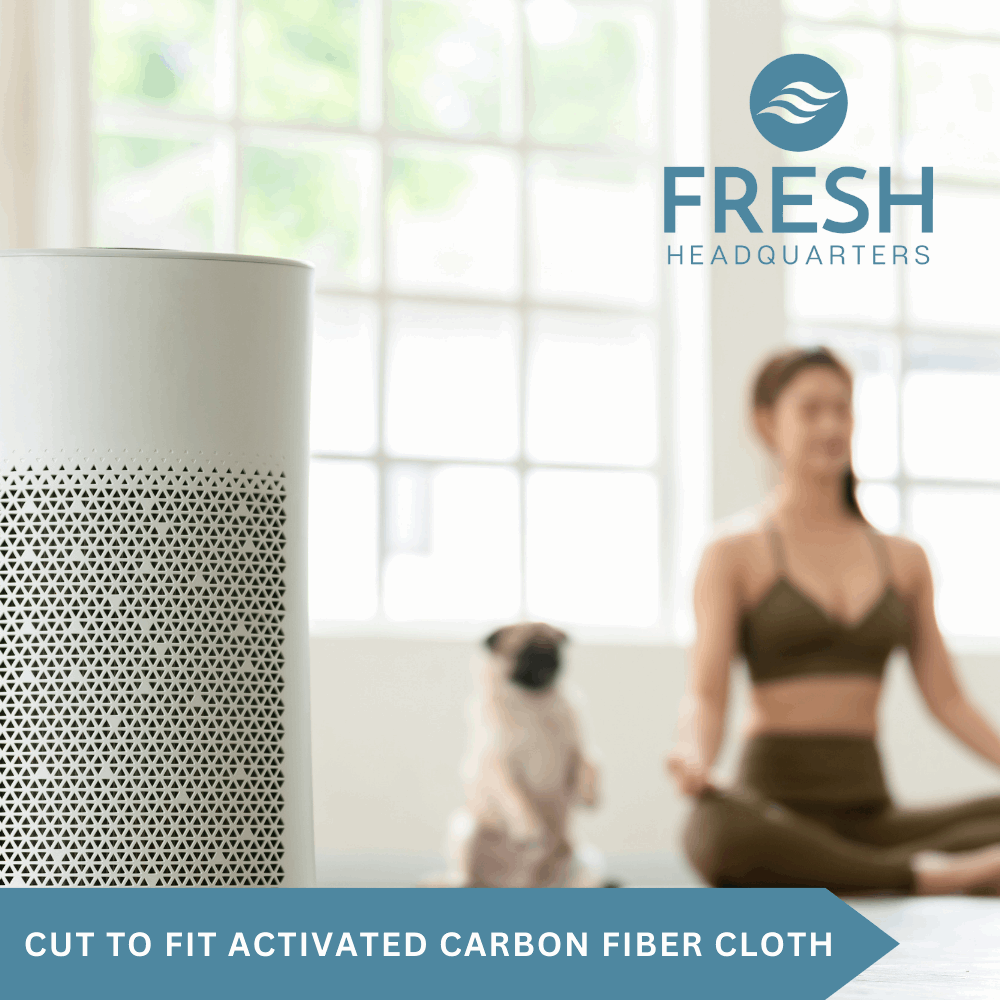 Cut to Fit Carbon Pad Pre Filter Roll for Air Purifier Furnace